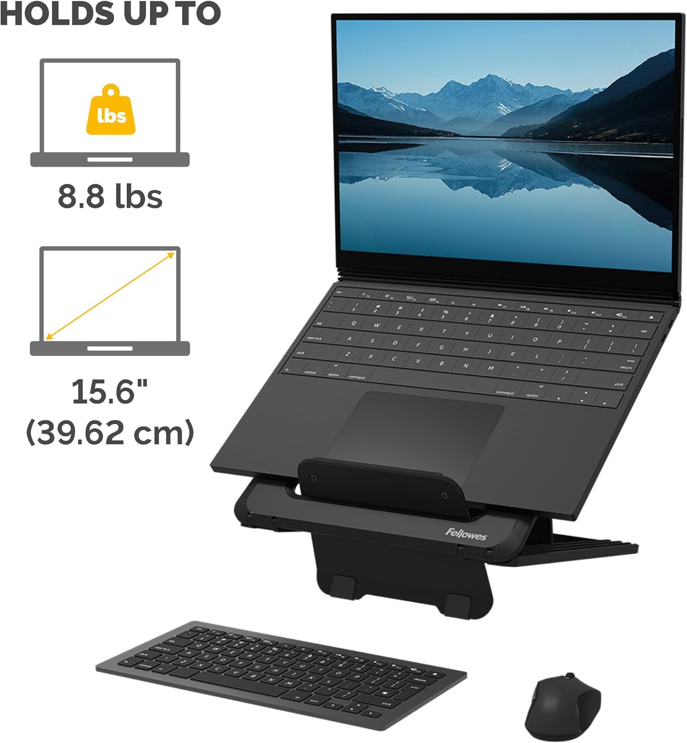 Fellowes Breyta Adjustable Laptop Stand, 12 Height Adjustments