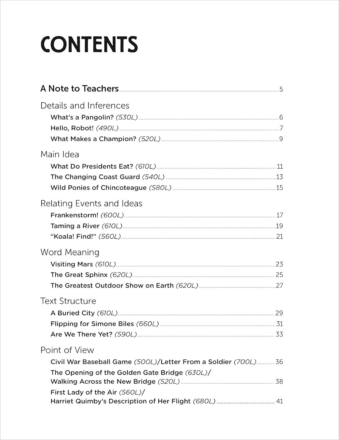 Informational Texts for Striving Readers: Grade 4 (Indian Head)