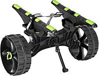RAILBLAZA C-Tug R Heavy Duty Kayak Cart with Puncture Free Wheels, Adjustable Hull Rails and 220lb Loading Capacity