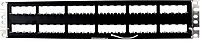 Panduit CP48BLY 48-Port Flat Patch Panel, Black
