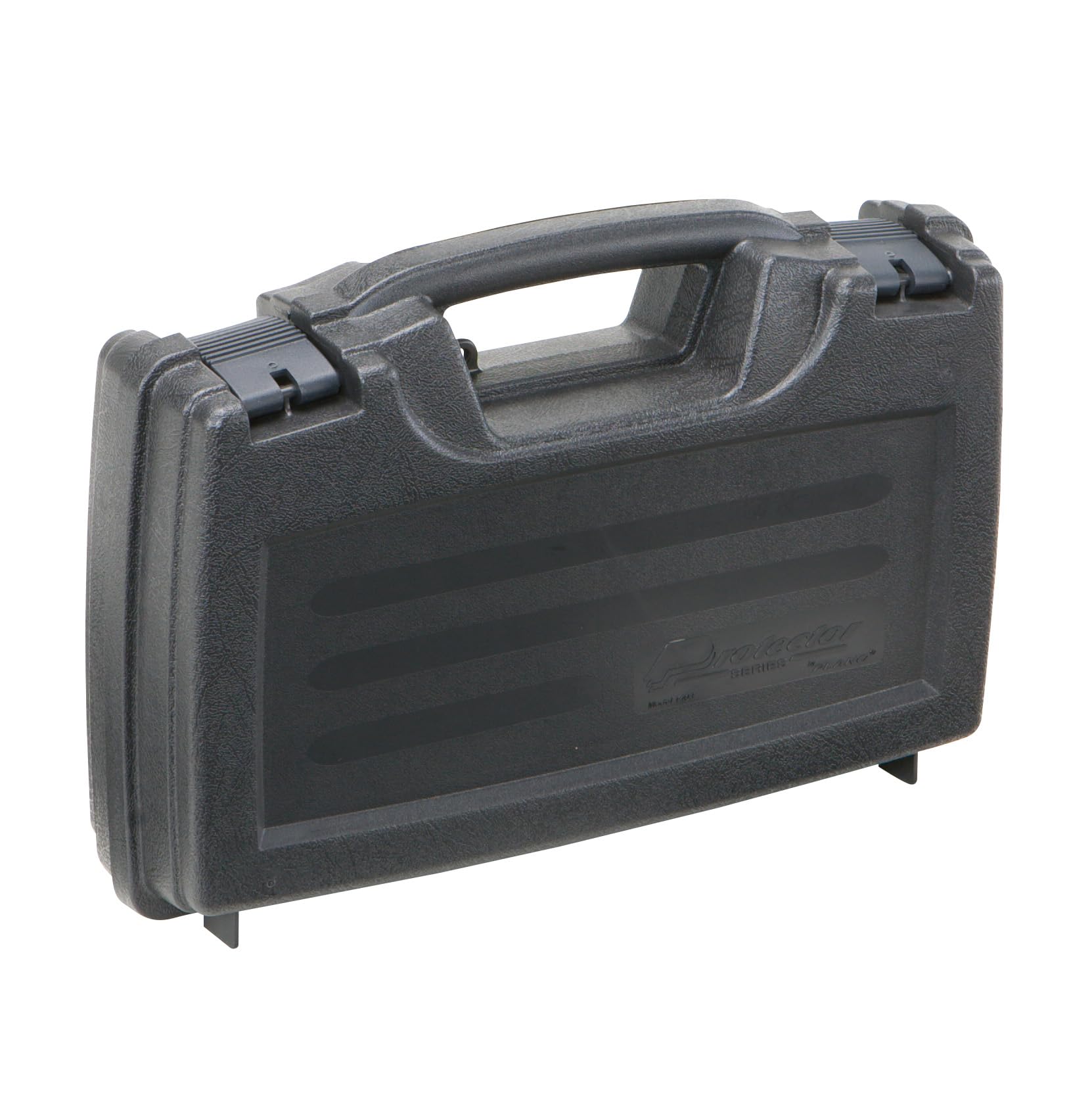 Plano Protector Series Single Pistol Case, Small, Black, Hunting Gun Case with Padlock Tabs and Foam Padding