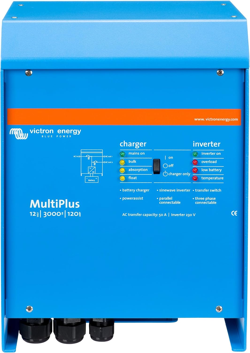 Victron Energy MultiPlus 12V 3000VA Inverter/Charger
