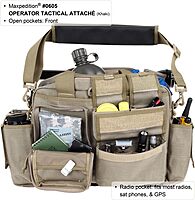 MAXPEDITION Operator Tactical Attache Black