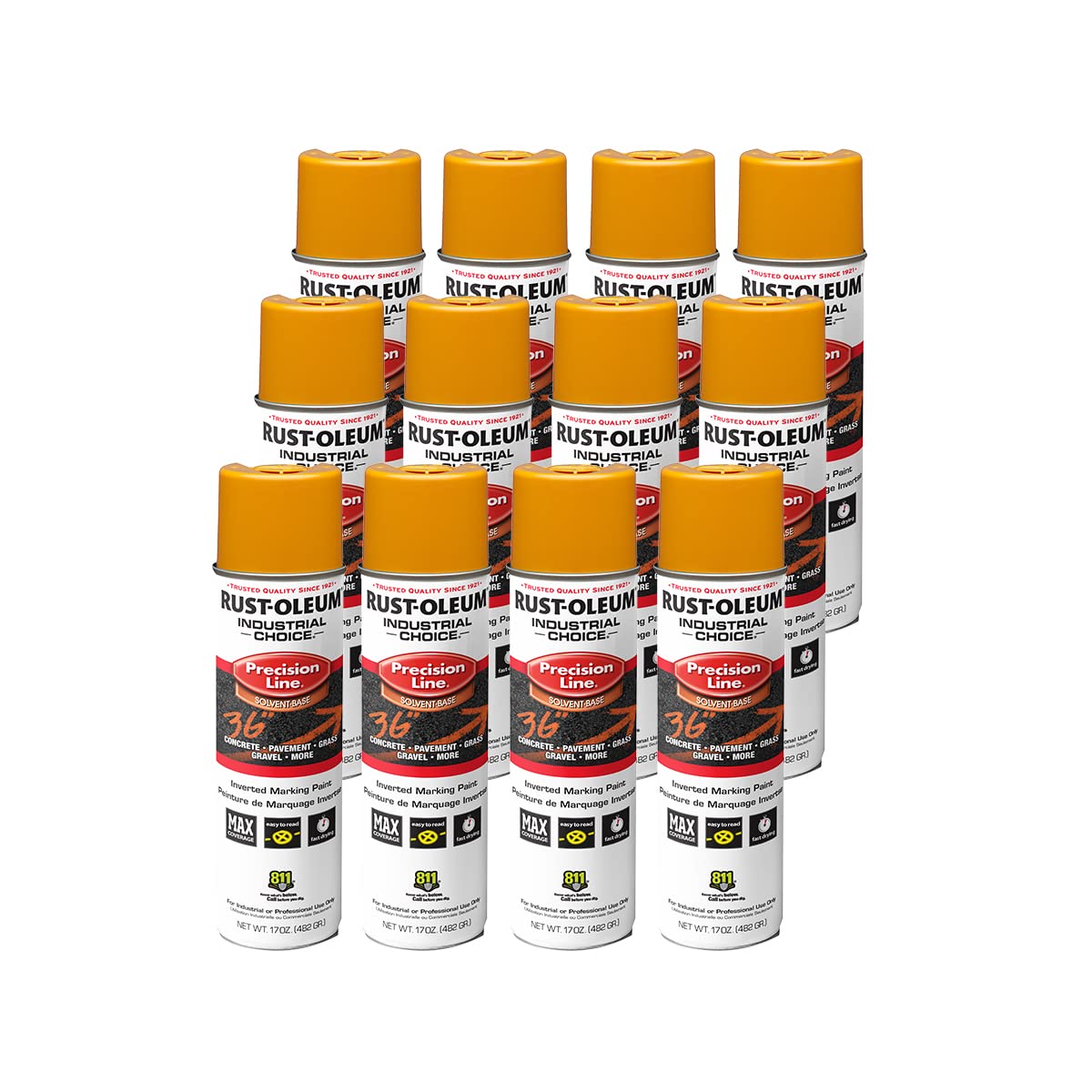 Rust-Oleum Industrial Choice M1600/M1800 Precision Line Inverted Marking Paint