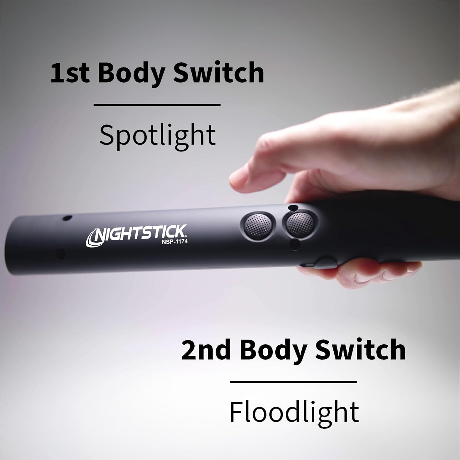 Nightstick NSP-1174-K01 LED Safety Light & Flashlight Combo Kit - White & Amber Floodlight