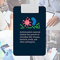 SAUNDERS Letter Antimicrobial Clipboard with Low-Profile Clip