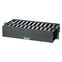 Panduit PatchLink WMP1E Horizontal Cable Manager - Black - 2 RU - 19in
