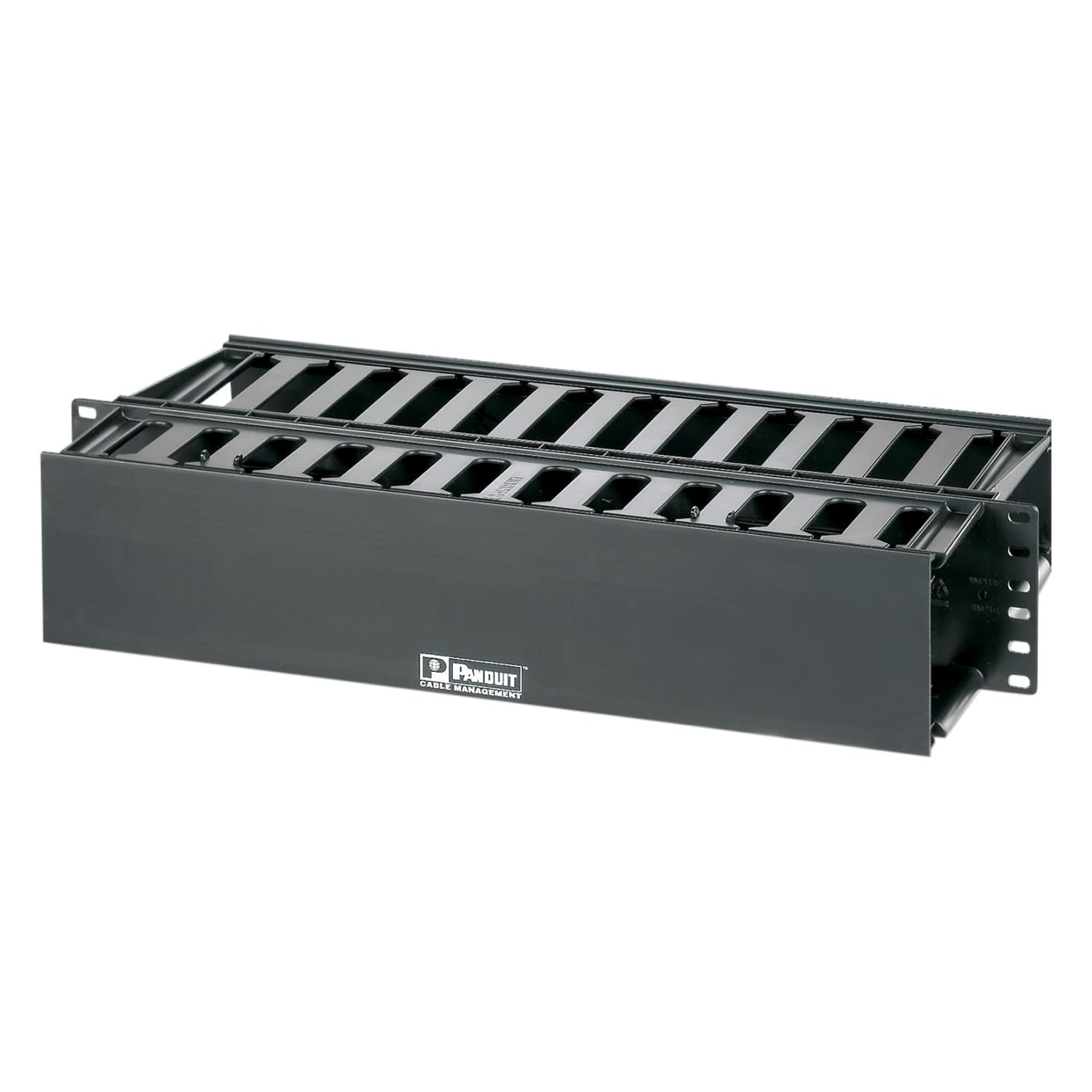 Panduit PatchLink WMP1E Horizontal Cable Manager - Black - 2 RU - 19in