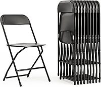 Flash Furniture Hercules Series Commercial-Grade Plastic Folding Chair - 650LB Weight Capacity