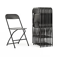 Flash Furniture Hercules Series Commercial-Grade Plastic Folding Chair - 650LB Weight Capacity