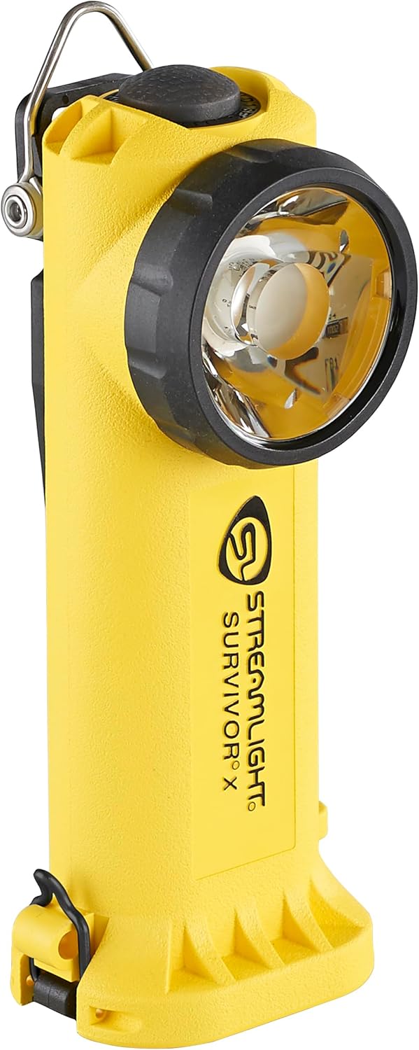 Streamlight Survivor X USB 250-Lumen Right-Angle Rechargeable Firefighter's Flashlight