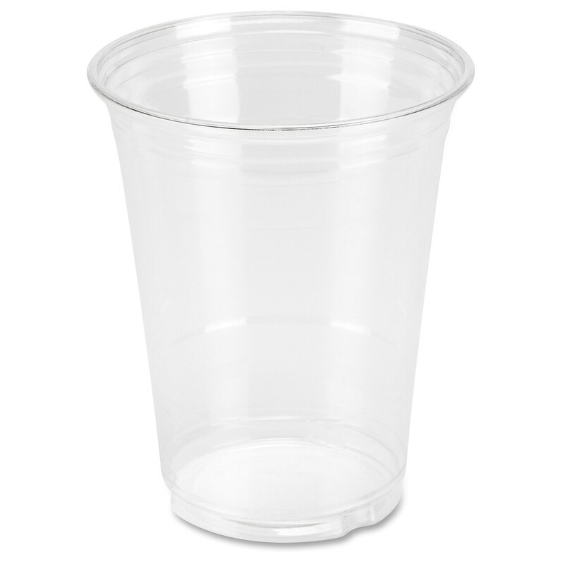 Genuine Joe GJO58230 Clear Plastic Cups 16 oz (Pack of 25)
