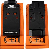 C+H Precision Red Dot Mounting Plate | Compatible with CZ Shadow 2 Optics Ready Models and Compatible with Trijicon RMR/SRO
