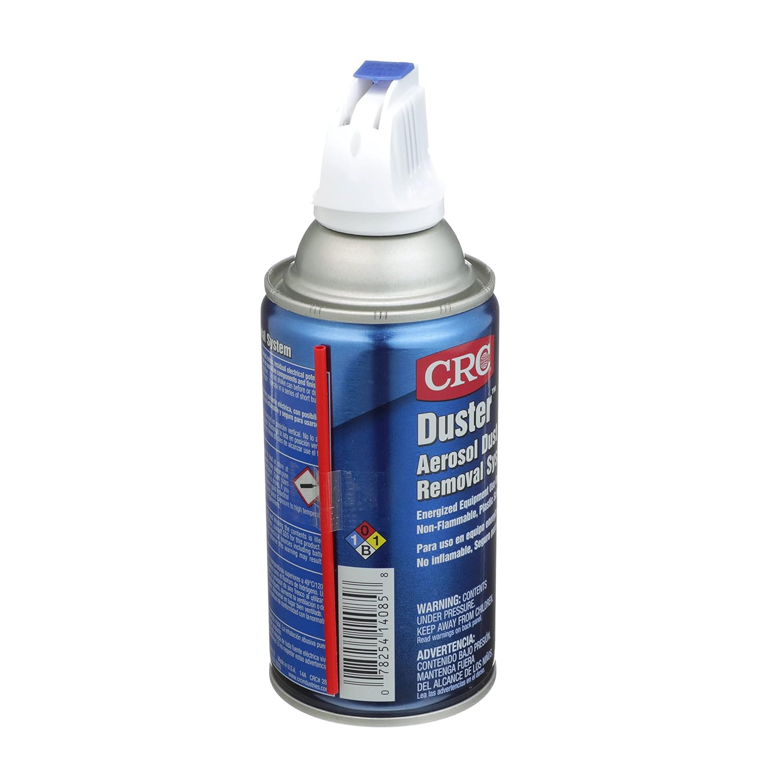 CRC Duster Aerosol Dust Removal Liquefied Gas System, 8 oz Aerosol Can with Trigger, Clear