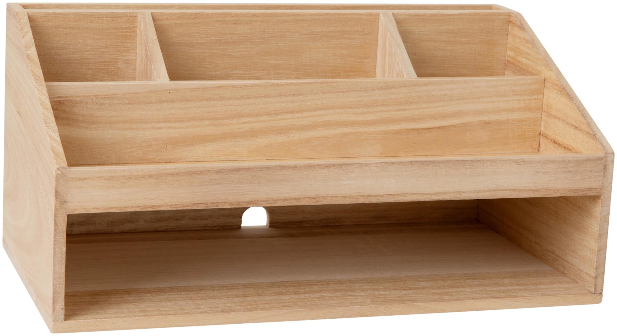 MARTHA STEWART Weston Wooden Desktop Organizer