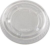Solo PL200N Clear Portion Container Lid - Fits 1.5-2.5 oz (Case of 2500)