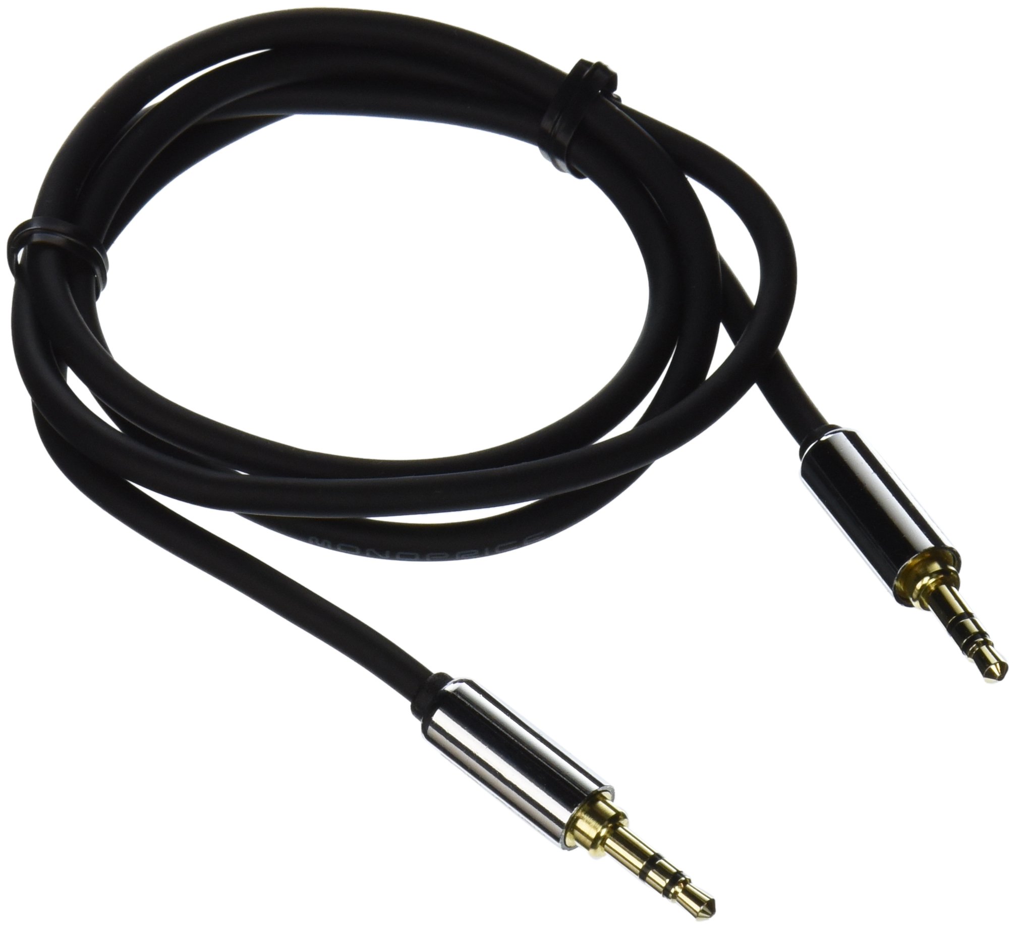 MONOPRICE 3.5mm Stereo Male to 3.5mm Stereo Male Gold-Plated Audio Cable