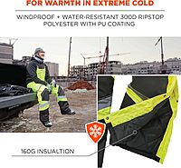 Ergodyne GloWear 8928 Hi-Vis Insulated Bib Overalls