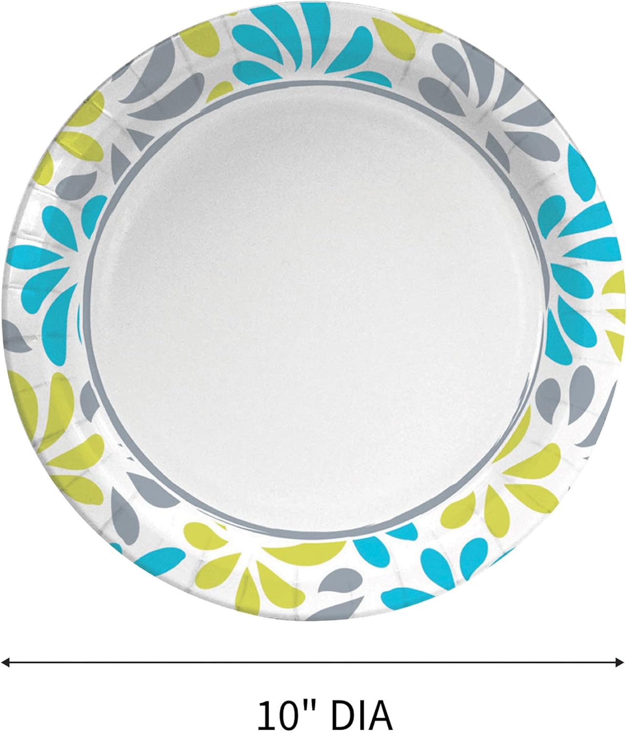 Genuine Joe Printed Disposable Paper Plates