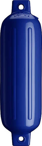 Polyform G-1 Twin Eye Fender 3.5" x 12.8" - Cobalt Blue