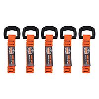 Ergodyne Squids 3707 Tool Tethering Attachment for Hand Tools, Non Conductive D-Ring, 2lbs Weight Rating, 6-Pack