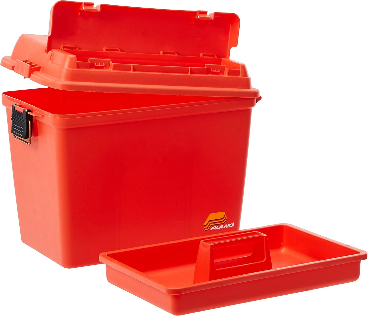 Plano Extra Large Dry Storage Box with Tray Orange