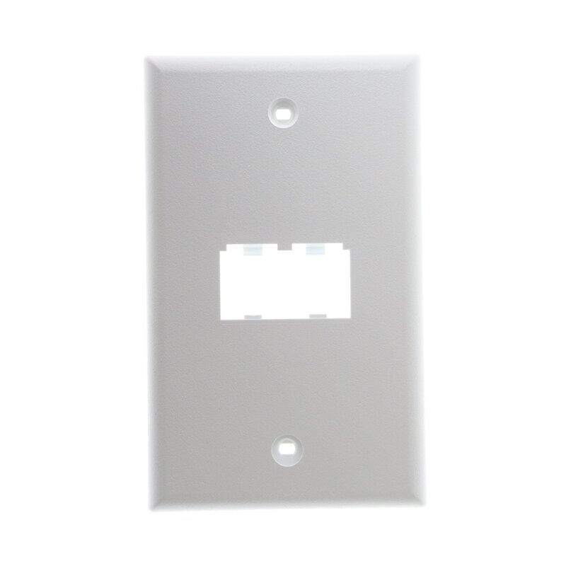 Panduit CFP2WH 1-Gang 2-Port Faceplate, White
