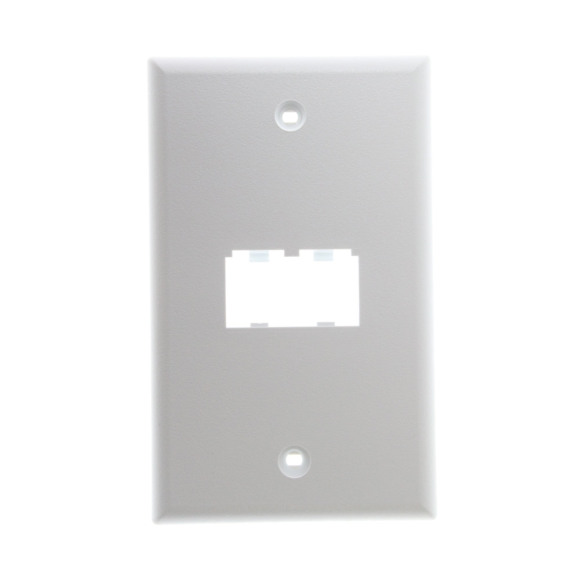 Panduit CFP2WH 1-Gang 2-Port Faceplate, White
