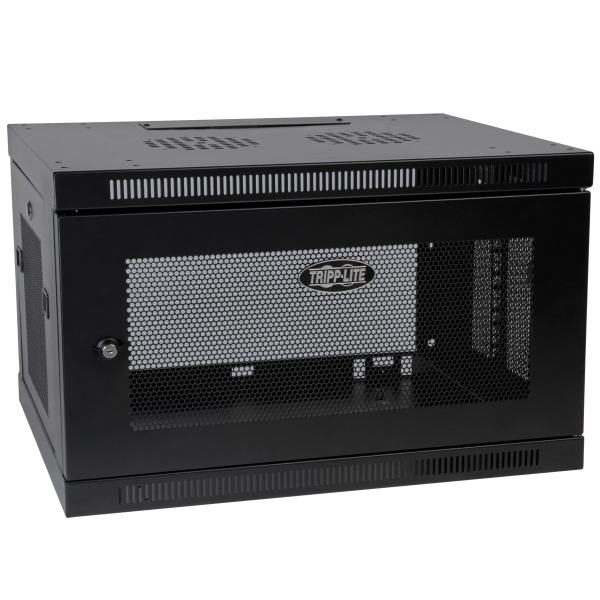 Tripp Lite 6U Wall Mount Rack Enclosure Server Cabinet, Low-Profile, 20.5 inch Switch-Depth, 5-Year Warranty (SRW6UDP)