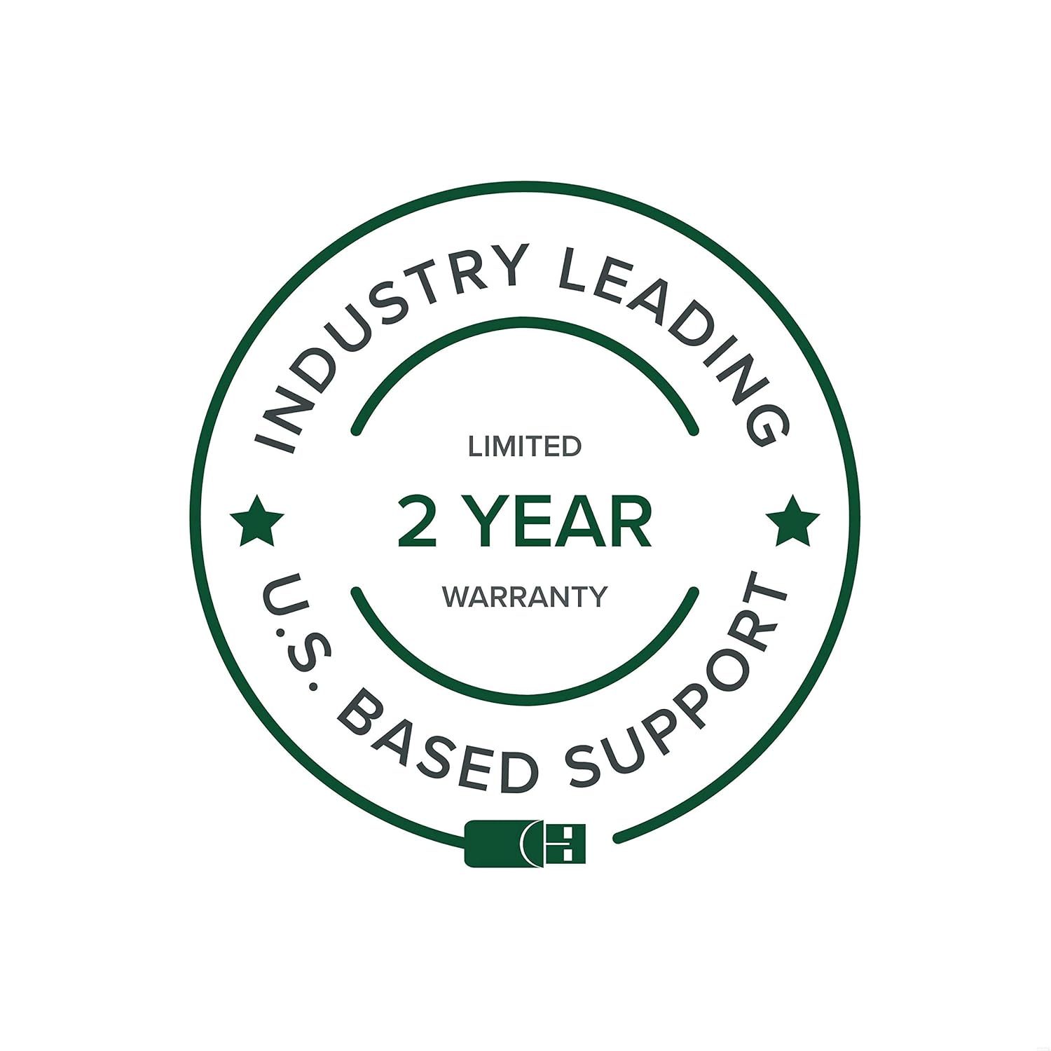 Plugable Thunderbolt 3 Cable 40Gbps Supports 100W (20V, 5A) Charging, 2.6ft / 80cm Thunderbolt-Certified USB C Compatible