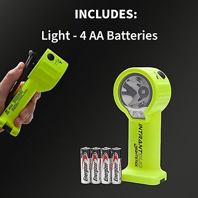 Nightstick INTRANT DUO TURBO Intrinsically Safe Dual-Light Angle Light - 4 AA