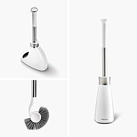 simplehuman Toilet Brush and Plunger with Caddy, Stainless Steel