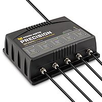Minn Kota Precision MK-550PCL On-Board Battery Charger with 5 Charging Banks, 10 Amps per Bank