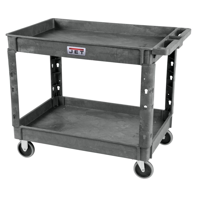 JET 34" x 17" Utility Service Cart, 550 Lbs. Capacity (Model PUC-4126)
