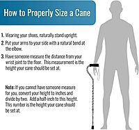 DMI Adjustable Designer Cane with Offset Handle