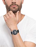 Casio AE-2000W-1AVCF Men's AE2000W-1AV Silver-Tone and Black Multi-Functional Digital Sport Watch