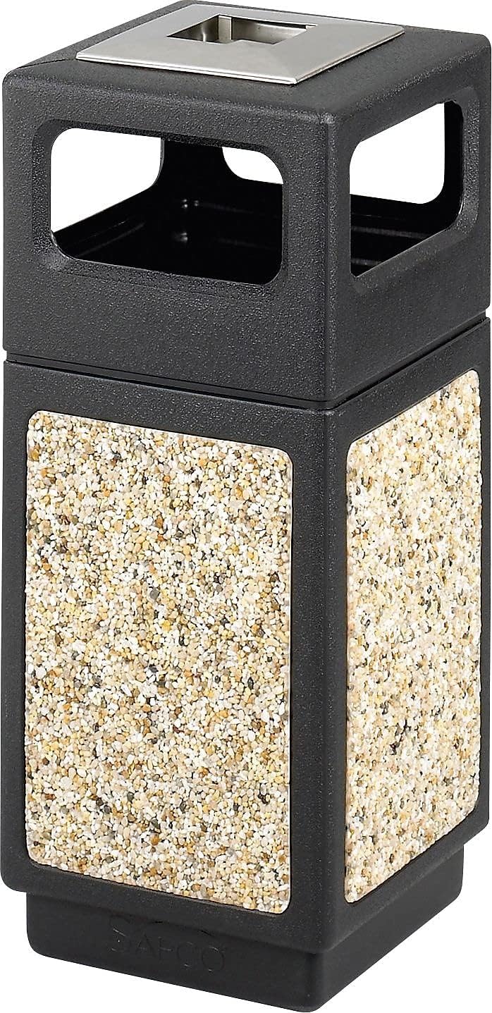 SAFCO Canmeleon Indoor/Outdoor Trash Receptacle