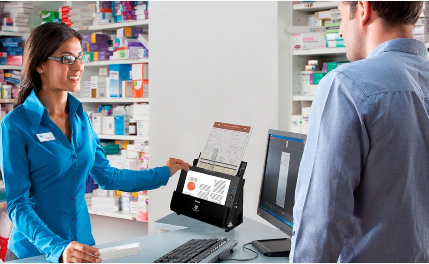 Canon ImageFORMULA DR-C225 II Office Document Scanner, Black - 3258C002