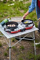 Coleman Fold N Go 2-Burner Propane Camping Stove with InstaStart Ignition and PerfectFlow