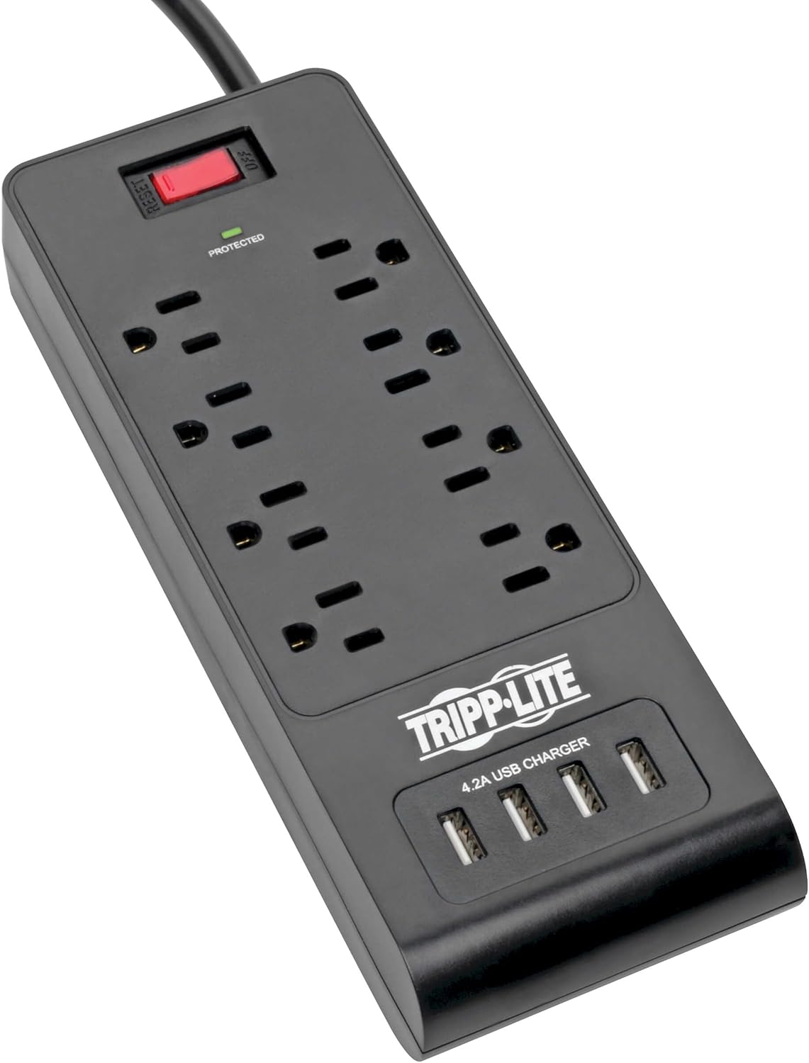 Tripp Lite Surge Protector Power Strip with USB Charging