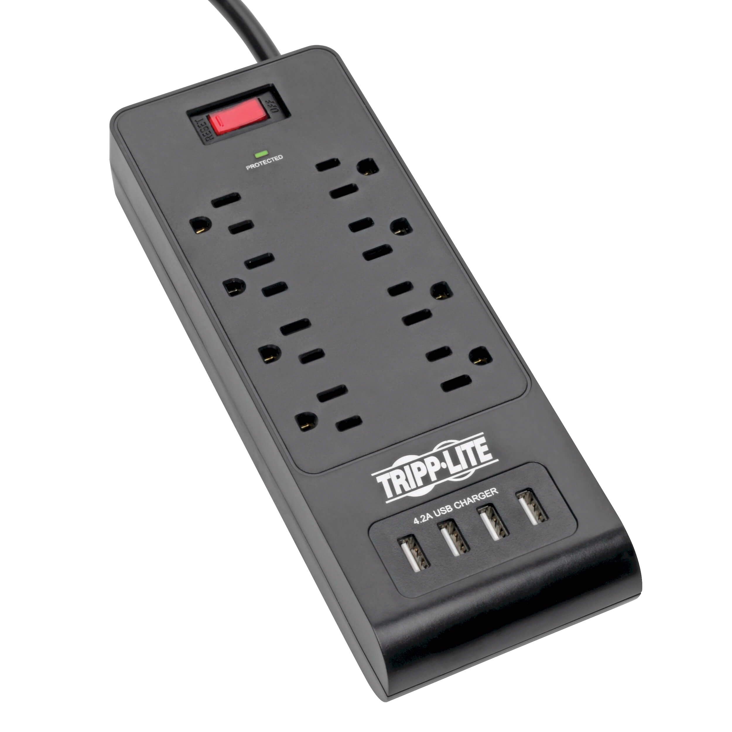 Tripp Lite Surge Protector Power Strip with USB Charging