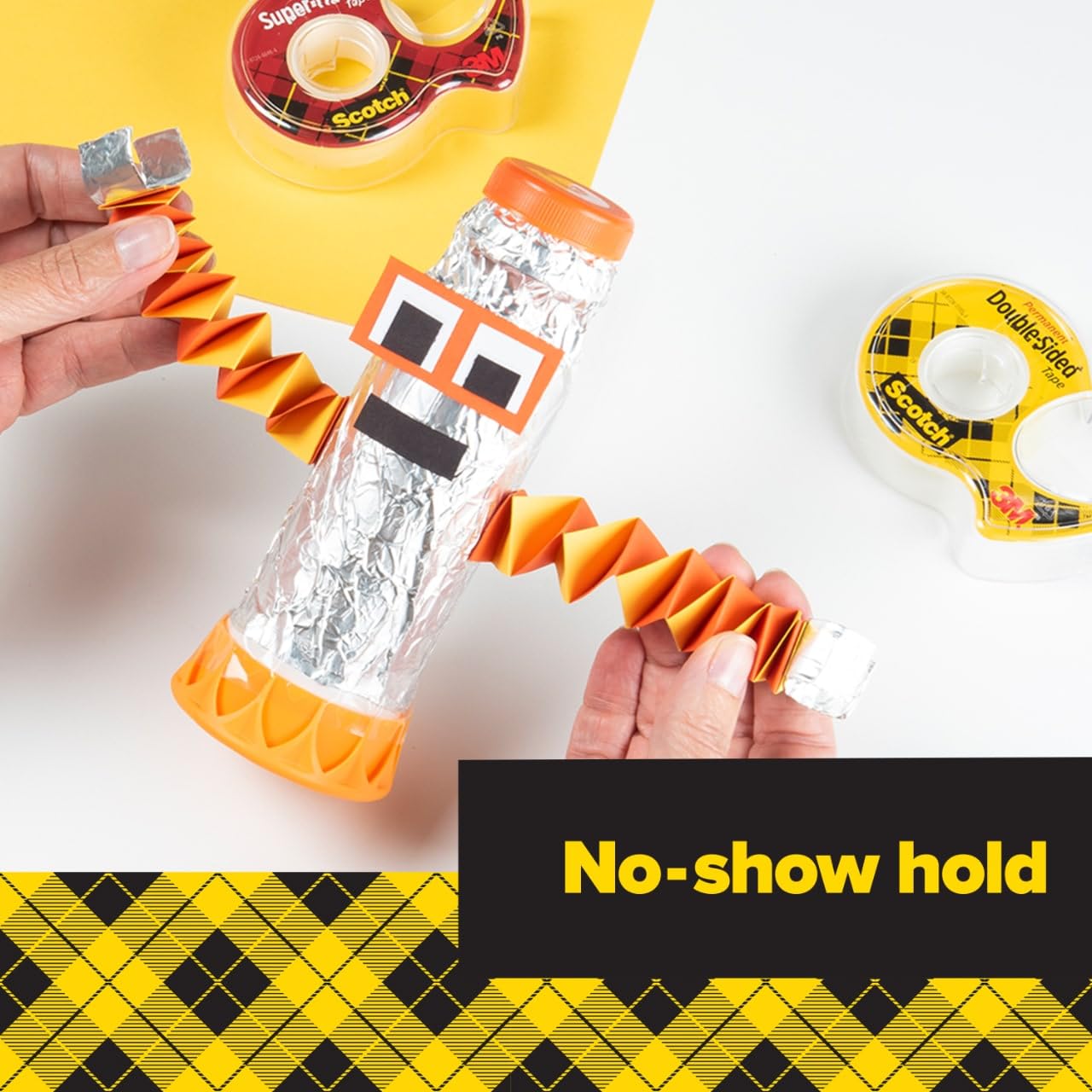SCOTCH Double-Sided Permanent Tape, 1/2 in, with Dispensers