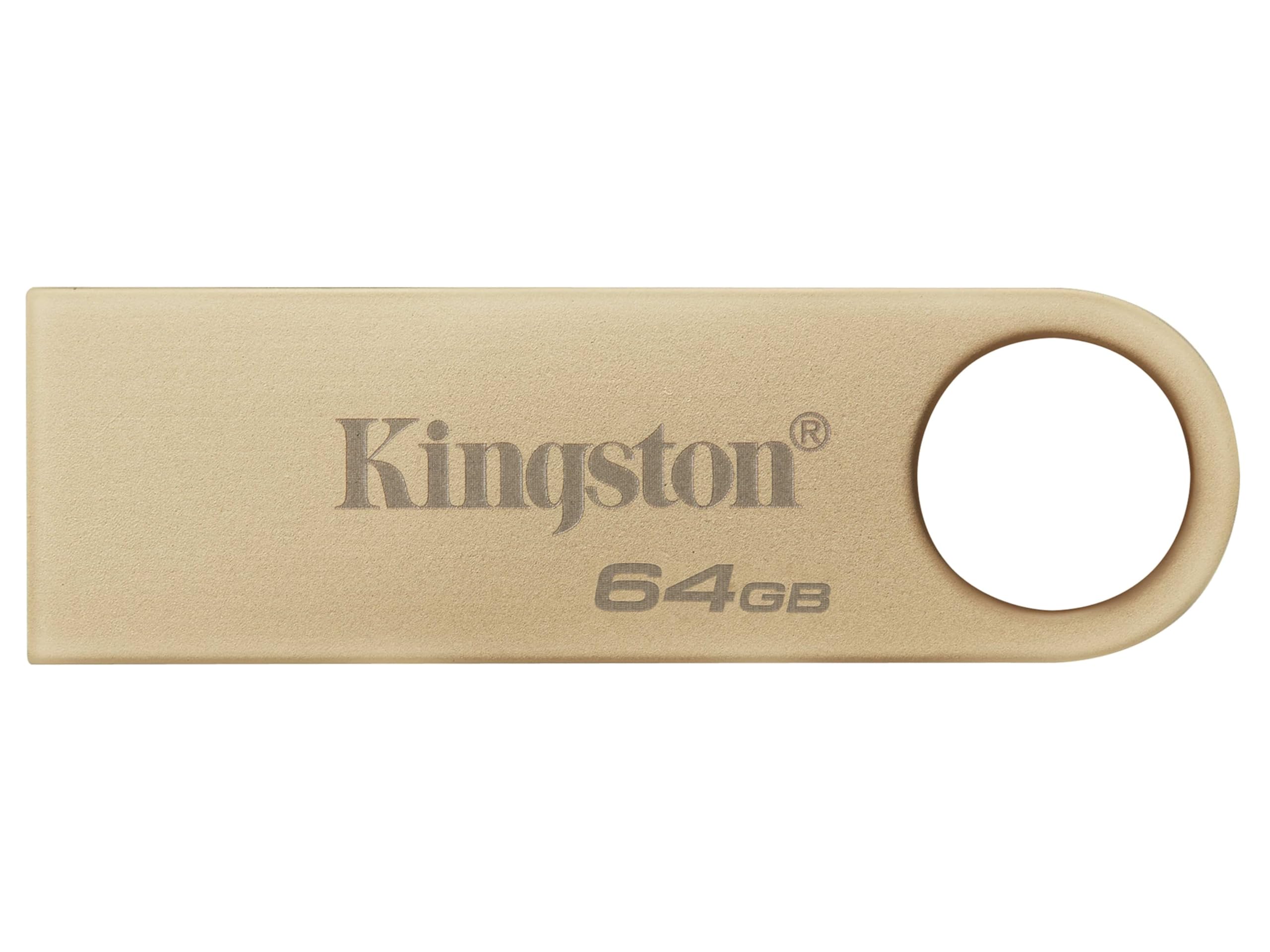 Kingston DataTraveler SE9 Gen 3-64GB - 220MB/s Read- Metal - USB 3.2 Gen 1 -Gold