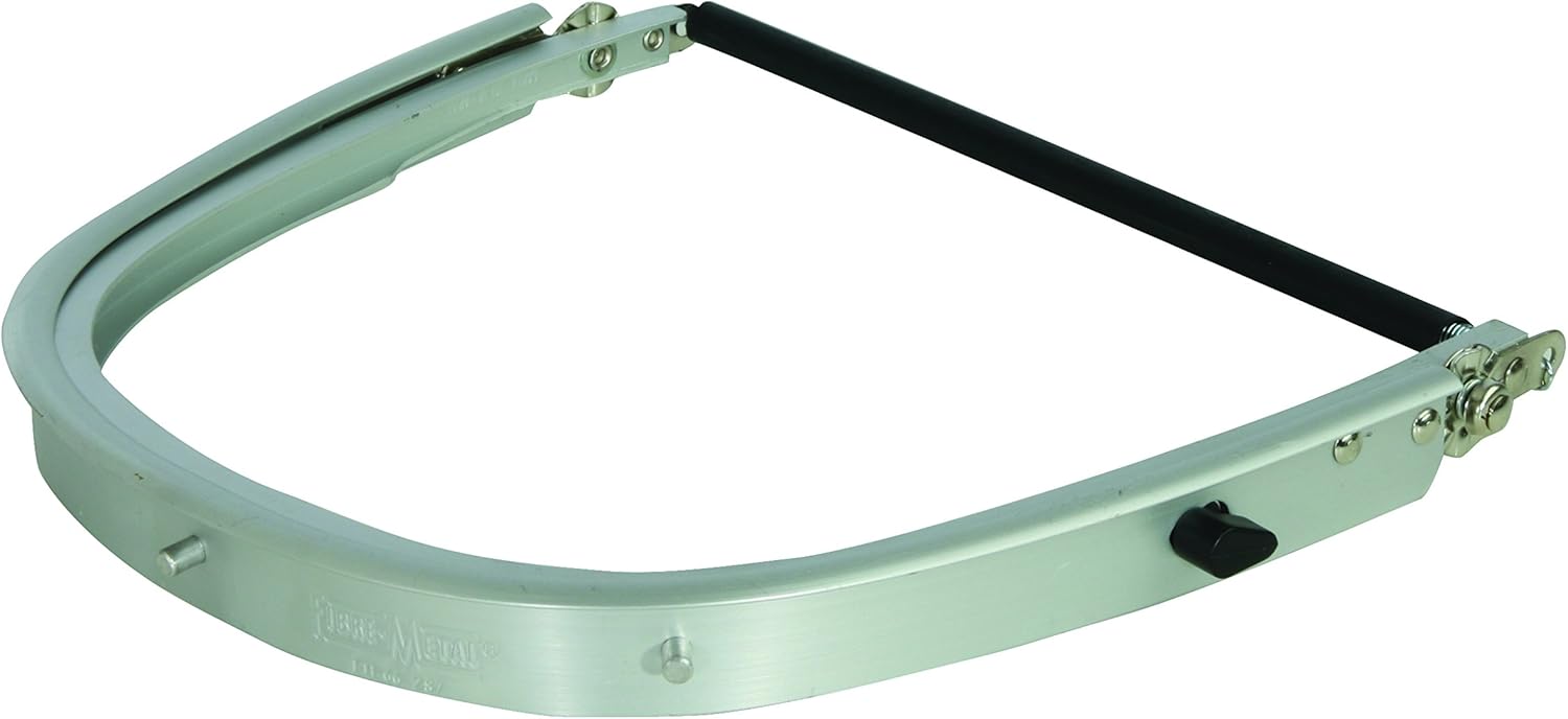 Fibre-Metal by Honeywell by FH66 Aluminum/High Heat Performance Face Shield Hard Hat Adapters, Silver