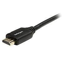 StarTech.com 3ft (1m) Premium Certified HDMI 2.0 Cable with Ethernet - High Speed Ultra HD 4K 60Hz HDMI Cable HDR10 - HDMI Cord (Male/Male Connectors) - for UHD Monitors, Displays (HDMM1MP), Black