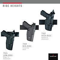 Safariland 7365 7TS ALS/SLS Level 3 Retention Low-Ride Duty Holster
