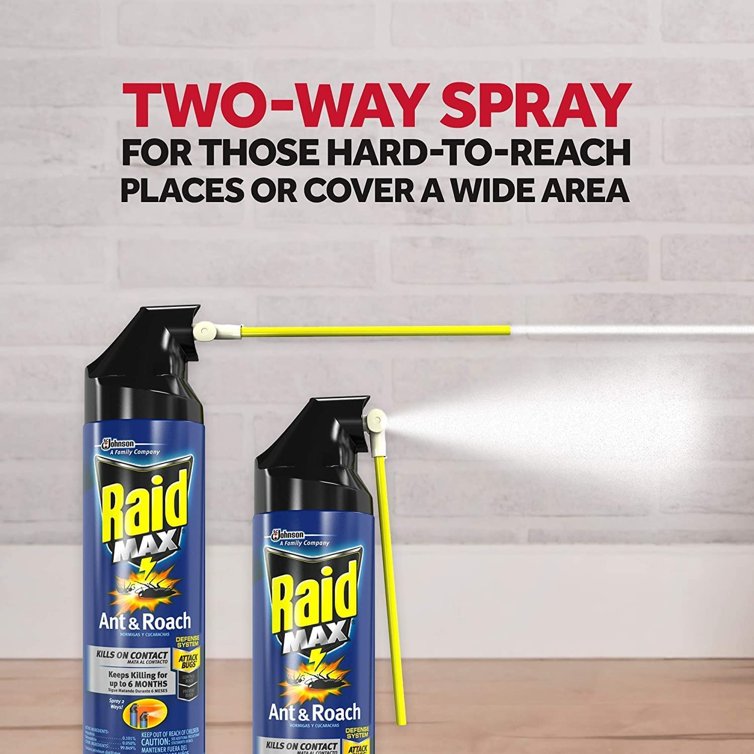 Raid Max Ant & Roach Aerosol Spray 14.50 oz (Pack of 3)