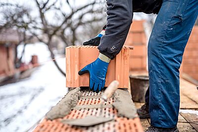 SHOWA 477 Nitrile/Nitrile Foam Fully Coated Insulated Winter Work Glove with Poly Blend Liner Bulk Pack X-Large