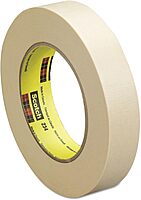 Scotch 234 General-Purpose Masking Tape, 3/4 in (18 mm) x 60 yd, Tan