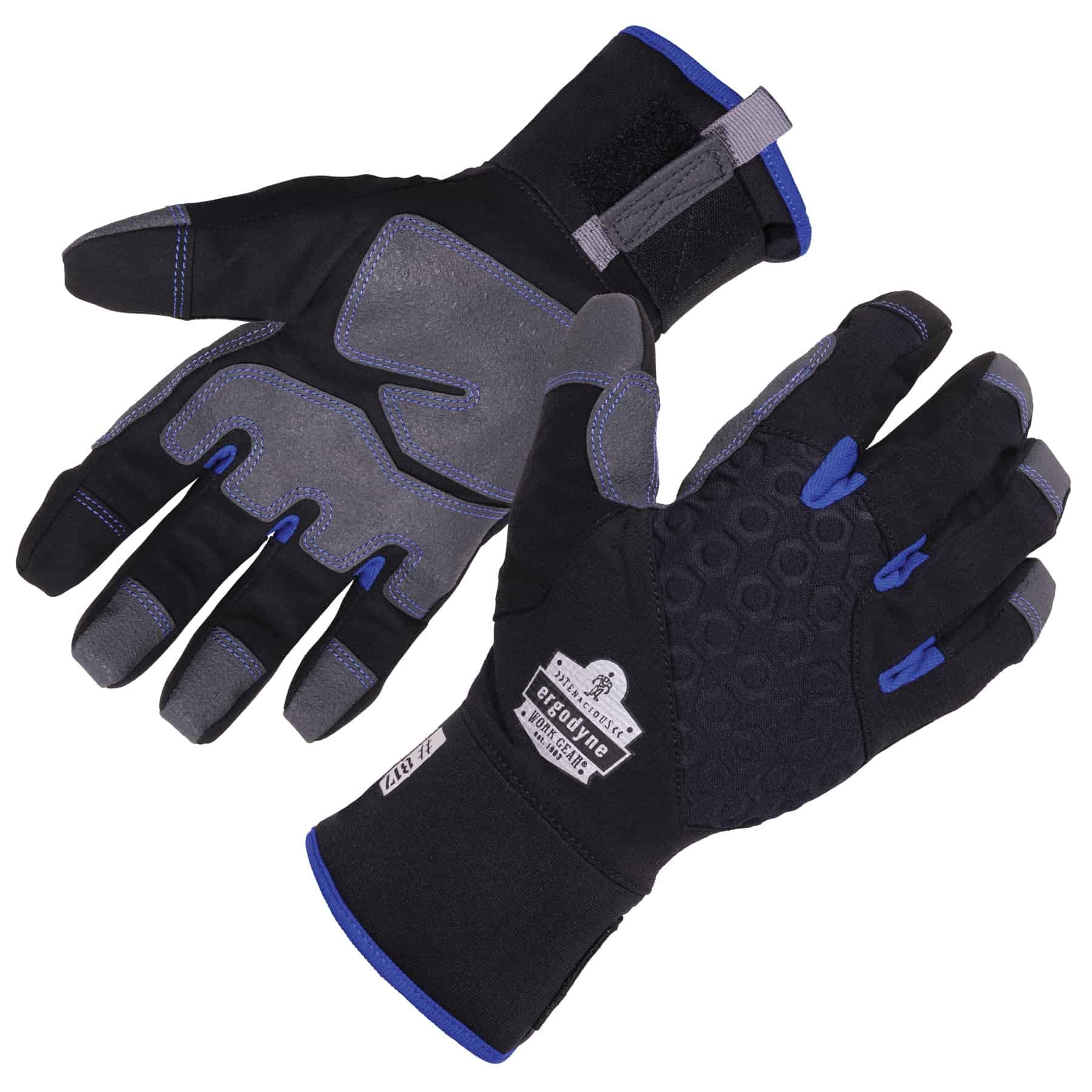 ERGODYNE ProFlex 817 Thermal Insulated Touchscreen Reinforced Palm Work Gloves